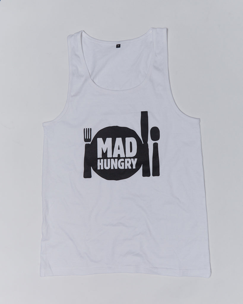 Mad Hungry Shop - White 'Mad Hungry' Tank Top