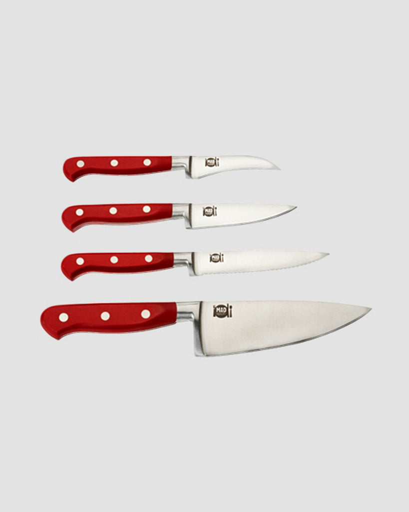 Price-Wise Wonder 4-Piece Forged Steel Knife Set – Mad Hungry, 4 piece knife  set 